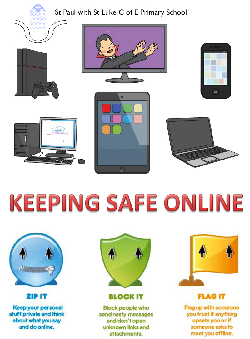 E Safety St Paul With St Luke Primary School